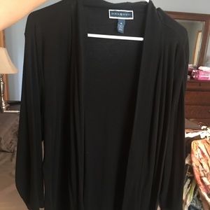 Karen Scott black sweater/blazer